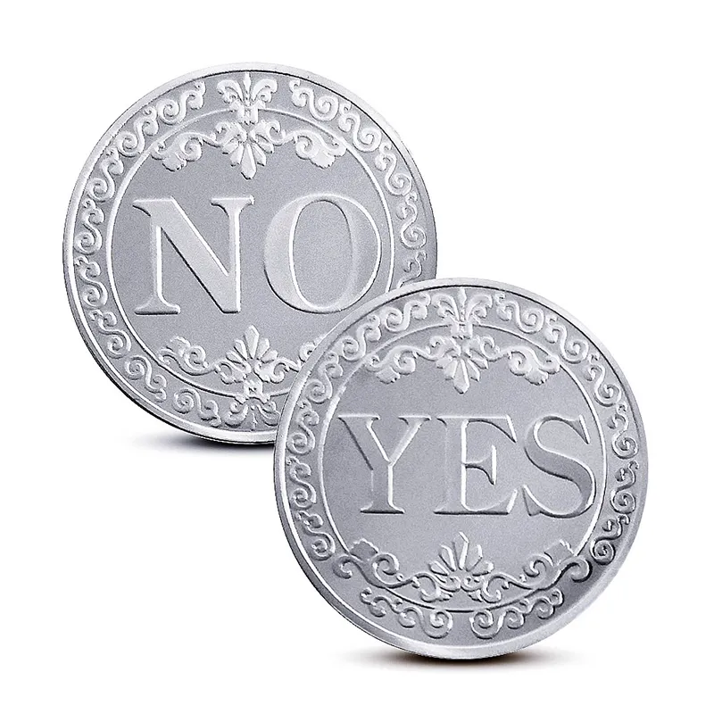 Nuevo diseño, logotipo personalizado, monedas de Metal, moneda de desafío chapada en plata grabada de doble cara 3D