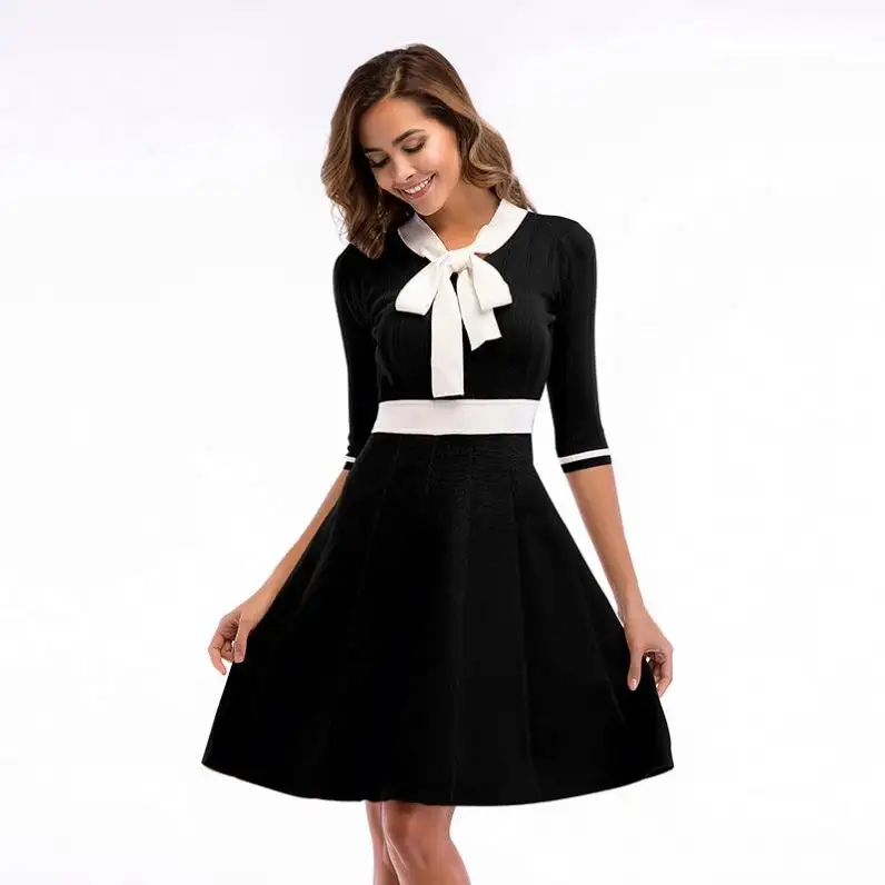 Office Cloth Autumn Cotton European Clothing Wholesale Formal New Arrival Fashion Sexy Mature Woman Dress