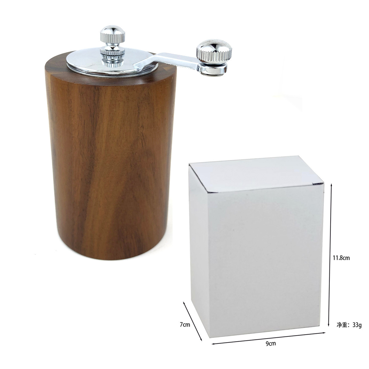 Modèle cylindrique - haut (emballage en boîte blanche)