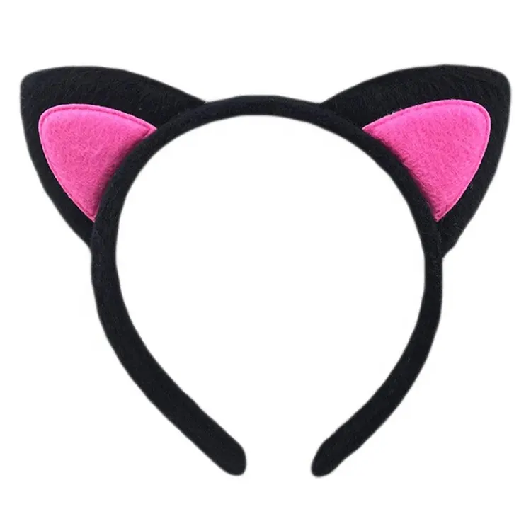 Hair Accessories Sex/Fancy Dress Soft Plush Fox/Cat Ears Headband for Ladies and kids