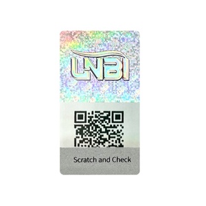 印刷セキュリティラベルシリアル番号包装ラベルホログラム偽造ステッカーQrコードスクラッチ - Product Image 6