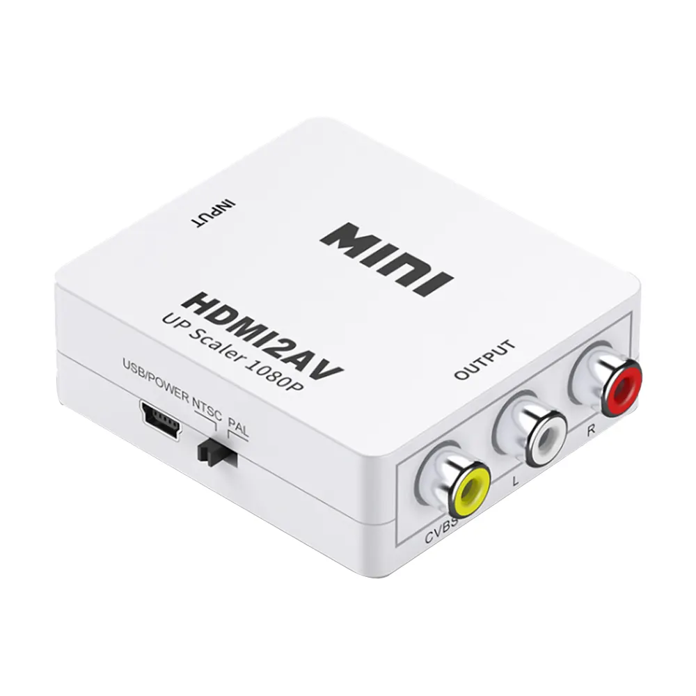 HDMI2AV Mini HD Cinch CVBS HDMI zu AV Adapter HD Video konverter mit gutem Preis HDMI zu AV