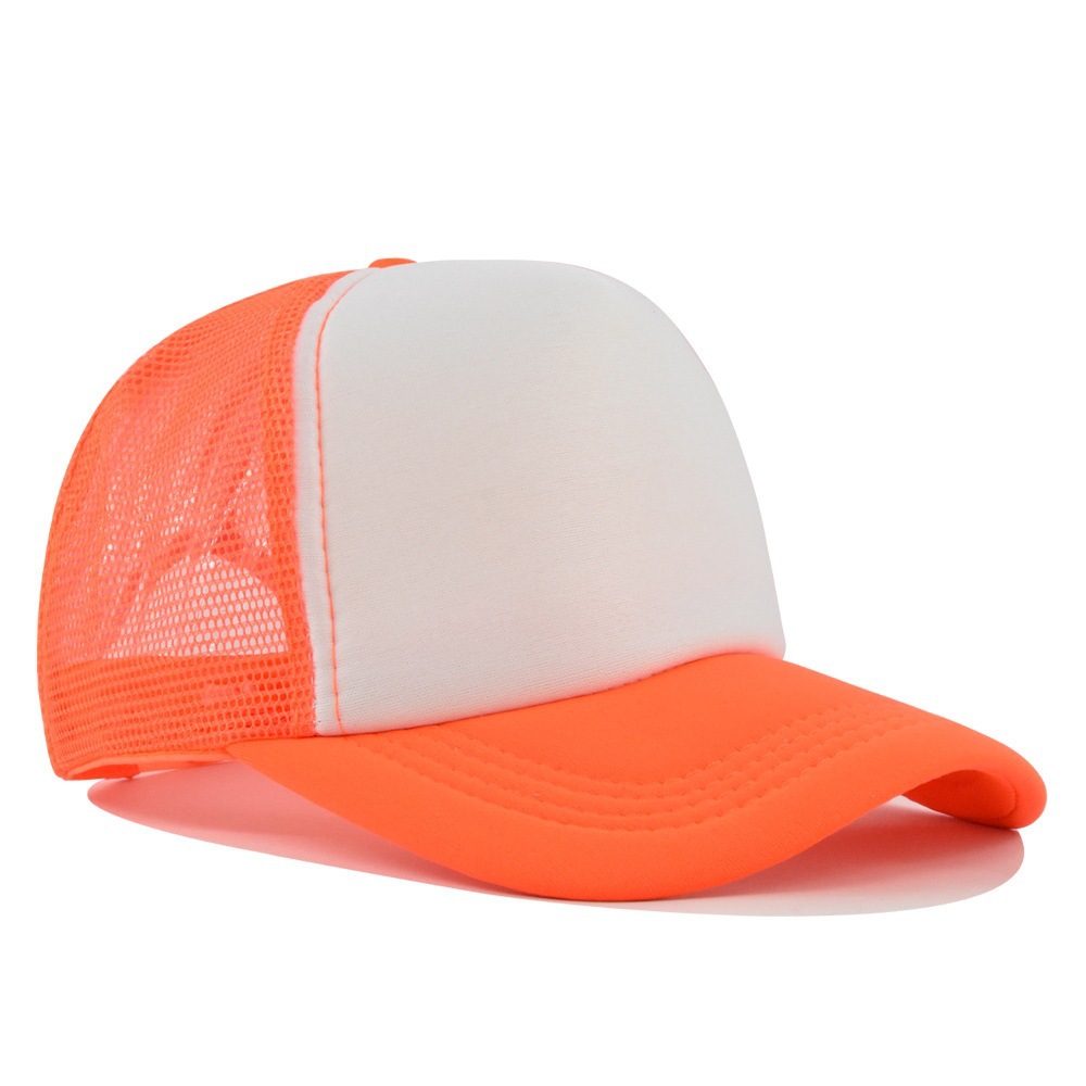 Orange red white orange red mesh