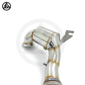 ODM CSZ ประสิทธิภาพกีฬา Cat Downpipe สําหรับ VW GOLF8 GTI MK8 2.0T 2020-2023 SS304 ท่อไอเสียท่อระบบไอเสีย - Product Image 6