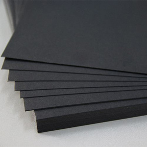 高强度黑色纸板250gsm 300gsm包装用卡片纸黑色纸板 - Product Image 2