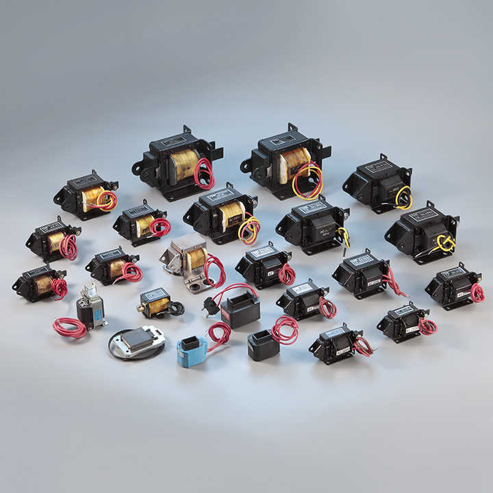 SA-3502 Attractive kraft 3kgf 29.4N Stroke 20mm Rated betriebs frequenz 720 mal/stunde CE markiert AC Push Pull Solenoid
