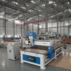 1325/1530 enrutador CNC ATC máquina de grabado CNC enrutador CNC de 3 ejes con mesa de descarga de carga para muebles de puerta - Product Image 1