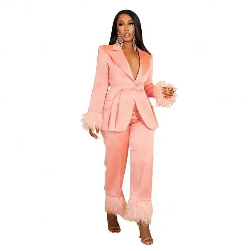 2022 Autumn Clothing for Women Tassel Suits and Top Set Office Lady Casual Sets for Women Boutique Two Piece Fall Suit