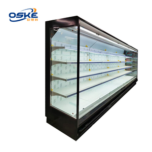 Hoa tươi tủ lạnh dọc tủ siêu thị rèm không khí tủ trái cây và rau tủ trưng bày tủ lạnh - Product Image 3