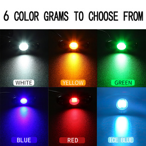 ユニバーサル新オートシャーシRGB LEDロックライトアンビエントLEDランプオフロードトラックシャーシ用
