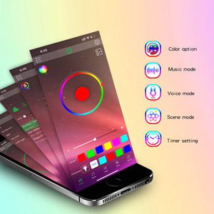 For Amazon <strong>Hot</strong> Sale <strong>New</strong> 12V 5050RGB Music &amp; Voice Control Smart for Bluetooth App 5.4m <strong>LED</strong> Light Strip Set - Product Image 3