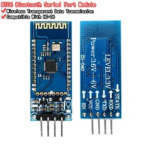 BT-06 RF Wireless <strong>Bluetooth</strong> Transceiver Slave Module RS232 / to UART Converter and Adapter for <strong>Arduino</strong> HC-06