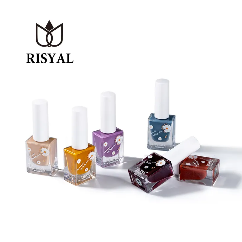 Peelable Halal Vegan à base d'eau OEM Perméable Fashion Color vernis à ongles sec à l'air