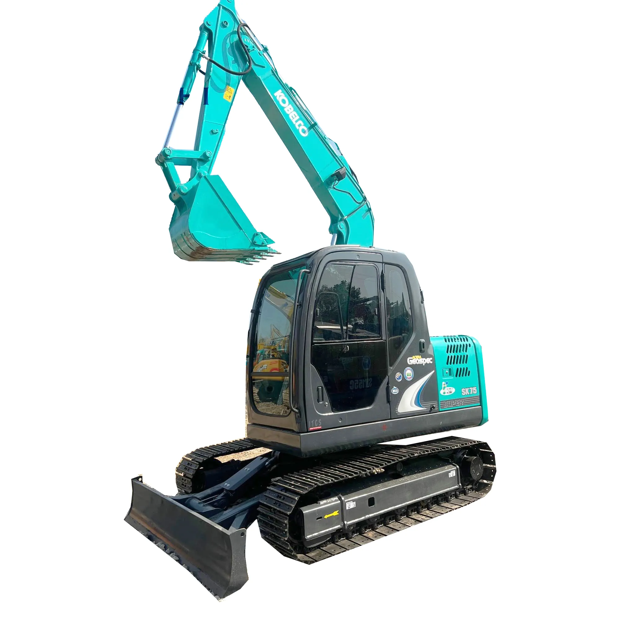 حفار مجنزر هيدروليكي بسعر رخيص Kobelco sk55 يابانية، آلات بناء مستوردة أصلية، حفار مستعمل