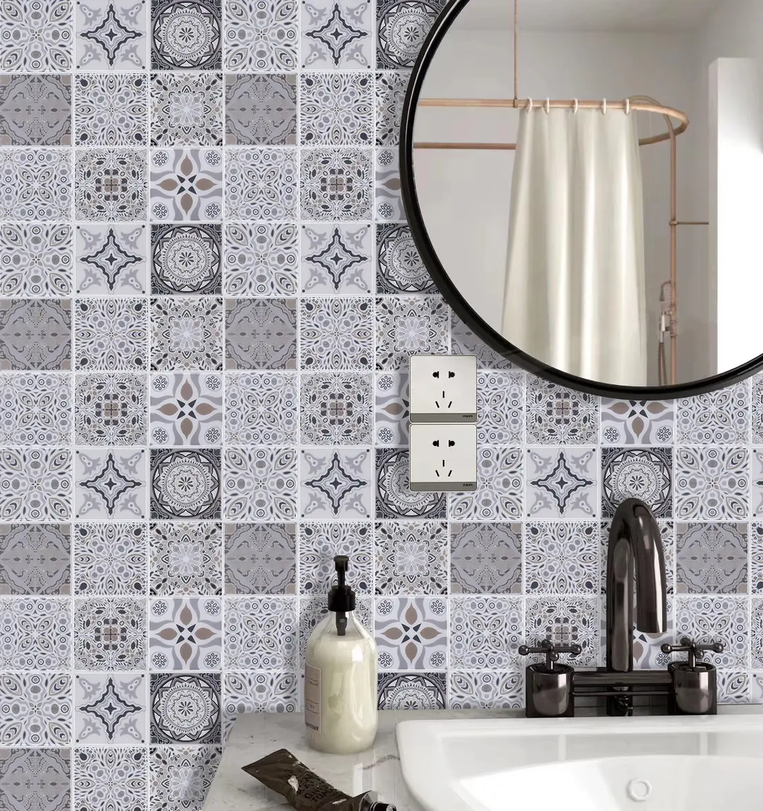 Easy tiles ready to ship backsplash for kitchen peel and stick self adhesive mosaic vinyl wall tiles