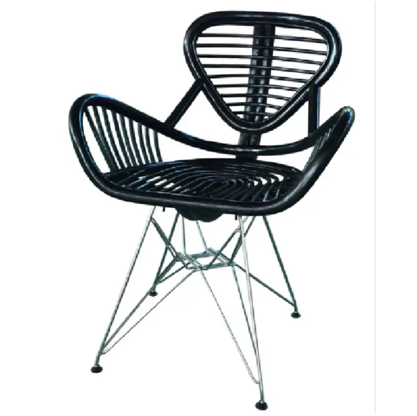 China Recliner Wire Metal Wood Hammock Reclining Furniture Rocking Rattan Garden Chair