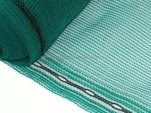 Verde HDPE malla de rejilla de red sin nudo Red de Seguridad de construcción de andamios construcción valla de seguridad de la red de sombra de los desechos de la red