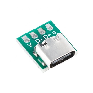 10 pz connettore 3.1 USB tipo C 16 Pin Test scheda PCB adattatore 16 P connettore presa per linea dati cavo di trasferimento