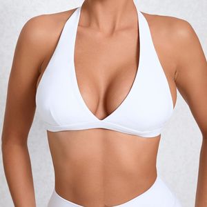 新着高弾性女性セクシージムブラ快適な通気性シームレスフィットネストレーニングディープ<span class=keywords><strong>V</strong></span>ネックスポーツブラ女性用