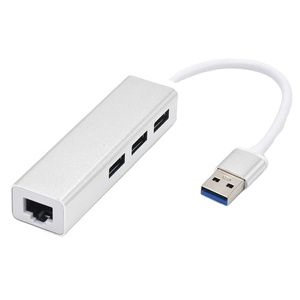 1000Mbps Gigabit 3พอร์ต Usb 3.0 Usb-C ไปยัง Lan Type C Hub อะแดปเตอร์ Usb Ethernet สำหรับ Macbook แล็ปท็อปพีซี - Product Image 1