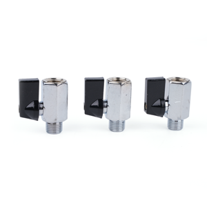 <strong>1</strong>/8&quot; <strong>1</strong>/4&quot; <strong>3</strong>/8&quot; <strong>1</strong>/<strong>2</strong>&quot; BSP Mini Ball Valve,Male Shut-Off Valve, Water Gas and Oil Shut-off Valve Internal - Product Image 2