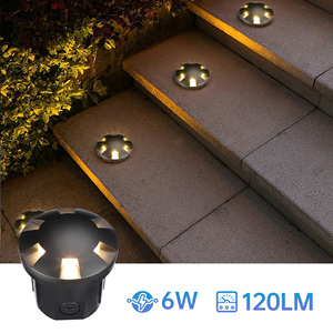 C-FOX Tùy Chỉnh Chất Lượng Cao Nhôm 6W <span class=keywords><strong>Inground</strong></span> Đèn Ngoài Trời <span class=keywords><strong>LED</strong></span> Ngầm Cũng Ánh Sáng 3cct Cho Vườn Lawn - Product Image 5