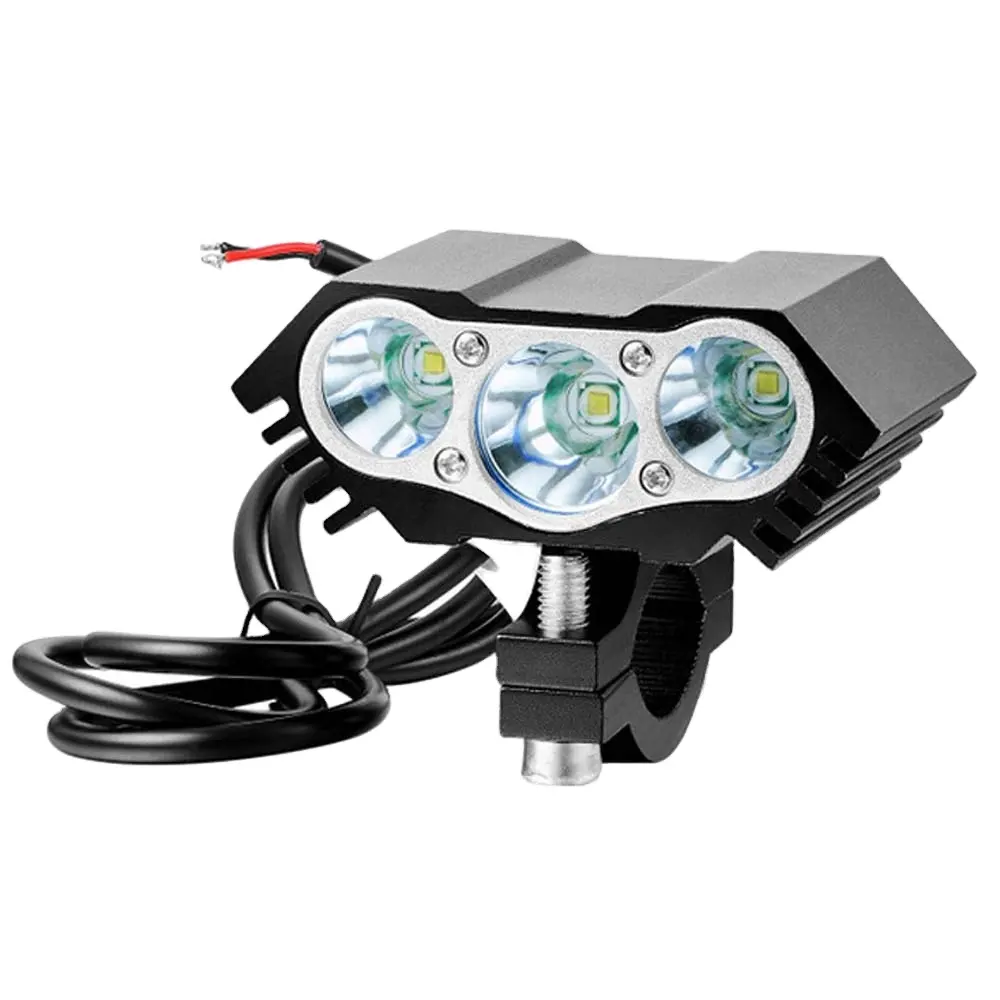 T6 N301 24V 30W Super brillante LED de la motocicleta faros X3 búho eléctrico de los faros de coche