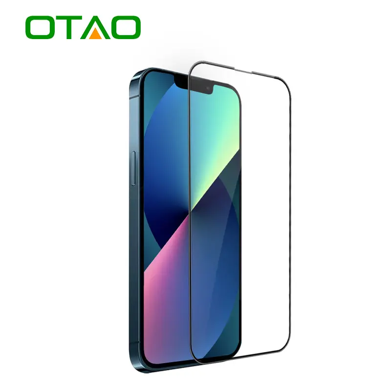 Free Sample vidrio templado Screen Protector Compatible with iPhone 13 12 11 Pro Max Custom Tempered Glass For Iphone X XS XR 8