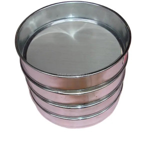 Malha de farinha em aço inoxidável, 1 10 20 50 100 150 200 250 500 micron, teste de laboratório padrão, sieve/solo sieve/areia
