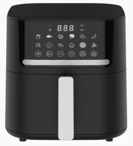 Friggitrice cucina casa forno 1600W 6.5L friggitrici elettriche Cool Touch manico con friggitrice antiurto