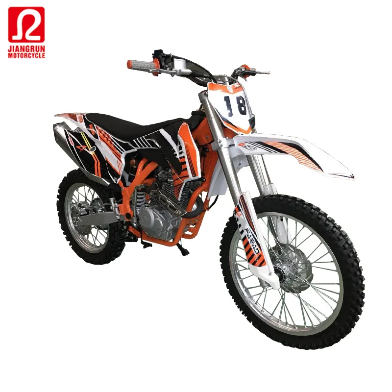 Motocross stil popüler 250cc off-road motosiklet CG benzinli motor kir bisiklet