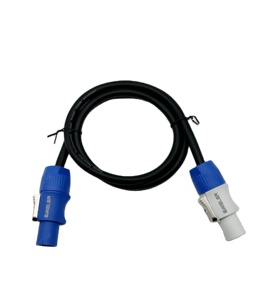 PowerCon Cable 3 pines 15AWG Cobre desnudo AC PowerCon Entrada a salida Extensión de alimentación Powercon Cable para pantalla LED de luz de escenario - Product Image 1