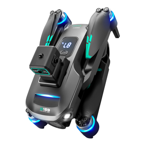 S159 Fpv engel kaçınma LED büyük ekran uzaktan RC Drone GPS Quadcopter Drone 4k kamera ile - Product Image 4