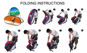 Tùy Chỉnh Gấp Di Động Ngoài Trời Quảng Cáo Hiển Thị Khuyến Mãi Hình Bầu Dục Tam Giác Vòng <span class=keywords><strong>Pop</strong></span> <span class=keywords><strong>up</strong></span> Biểu Ngữ Cho Triển lãm Thương Mại Gian Hàng - Product Image 6