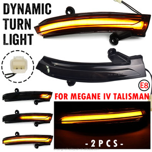 Renault Talisman Megane IV MK4 <strong>Clio</strong> V 5 Lutecia Dynamic <strong>LED</strong> Sequential Blinker New Side Mirror Turn Signal Indicator Light - Product Image 5