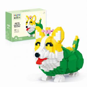 673pcs Blue Cat Building Blocks Bricks Sets for Kids <strong>Self</strong> <strong>Assembled</strong> Building Block Brick Construct <strong>Toy</strong> <strong>DIY</strong> Plastic Block Animal - Product Image 3