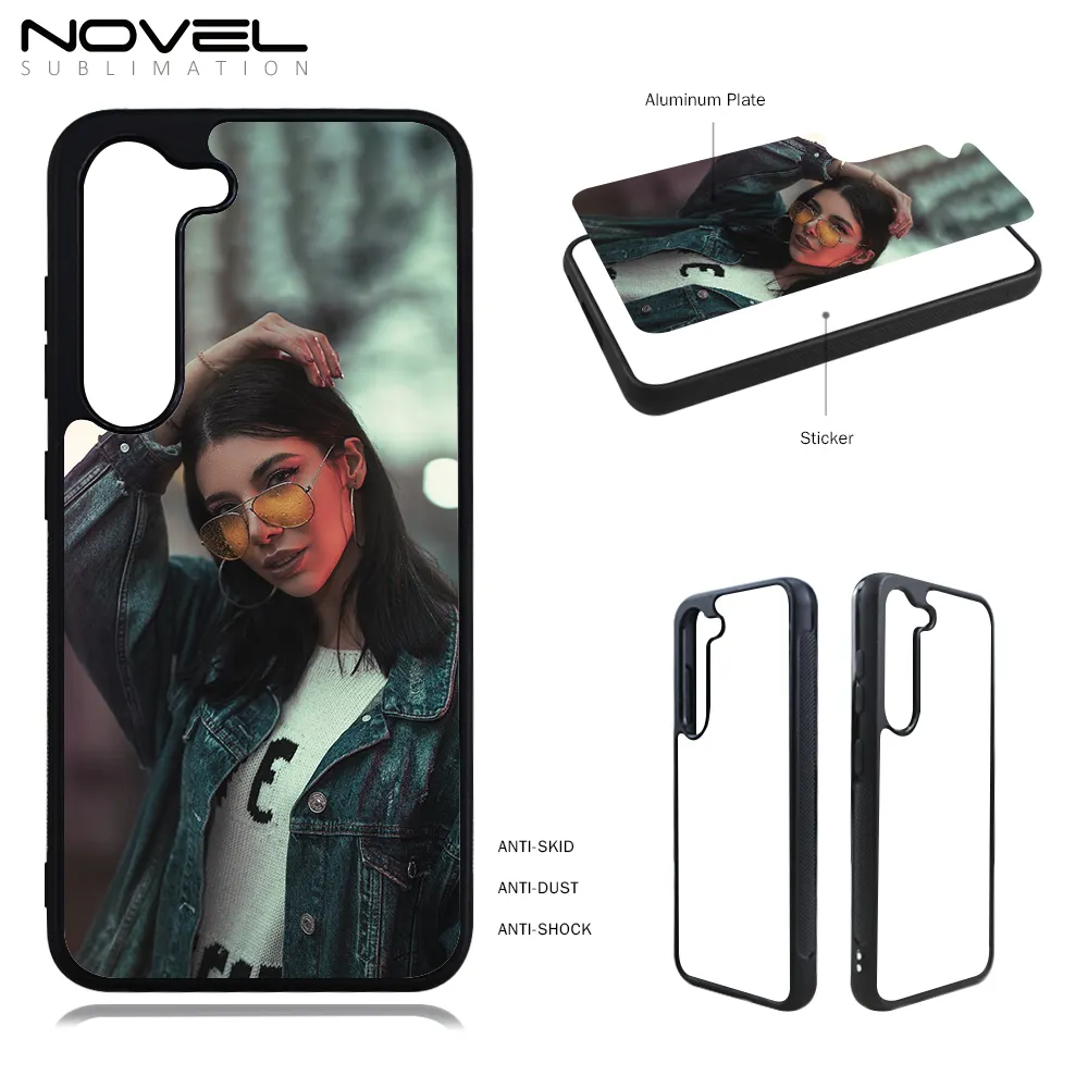 For Samsung S series 2D TPU Phone Cover DIY phone accessory Sublimation blank soft cases for Samsung S23 Plus