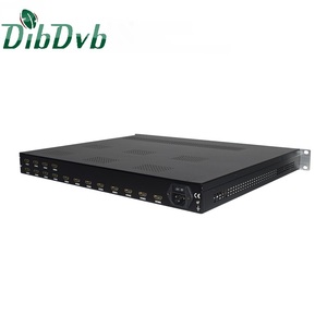 Modulador HD Codificador digital 24 en 1 HDM I a RF DVB-T DVBC ISDBT CATV Modulador RF