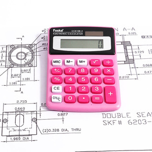 Foska Mini dimensione aggiunta di sottrazione moltiplicazione e funzione di divisione calcolatrice tascabile di base per la scuola e l'ufficio fornitore - Product Image 6