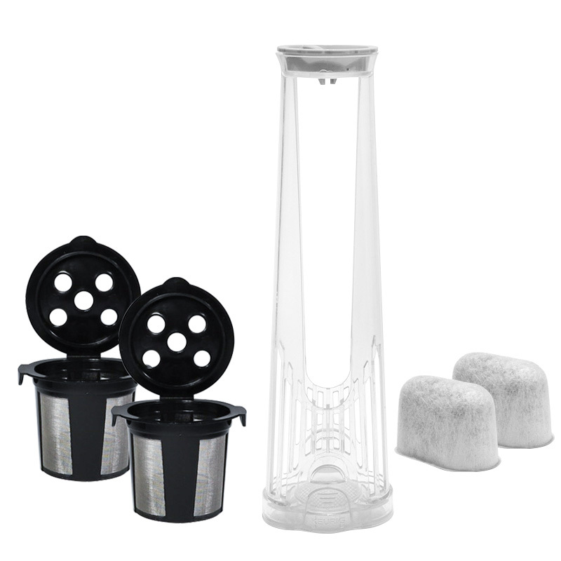 Paquete de 2 filtros de agua negros +1 filtro de agua +2 filtros de agua de carbón