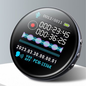 Registratore digitale ad attivazione vocale con schermo per visualizzare la riproduzione-1000 ore USB-C dispositivo di registrazione del suono a portata di mano per le lezioni - Product Image 6