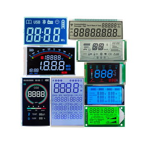 Benutzer definierte 7-Segment-Anzeigetafel Schwarz Va Tn Stn Lcm Monochrom 14Segment 16Segment 7-Segment-LCD-Anzeige Flüssig kristall anzeige - Product Image 1