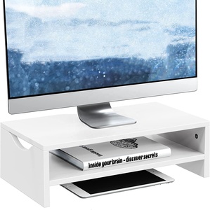 Moderno De Madeira Laptop Monitor Stand Riser Tela <span class=keywords><strong>Desktop</strong></span> Computador para Uso Do Escritório para Mesa de Exibição <span class=keywords><strong>Desktop</strong></span> Monitor Stand