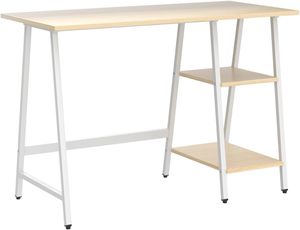 Steel Wood Desktop <strong>Computer</strong> <strong>Table</strong> Desk Bookshelf Integrated <strong>Computer</strong> Desk for Student With Bookshelf - Product Image 6