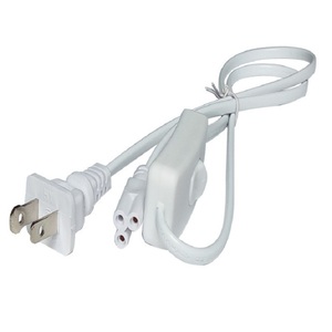 T8 <strong>T5</strong> Led Tube 3 Hole US Power <strong>Cord</strong> with 303 Switch 1.8meter Power Extension Cable - Product Image 1