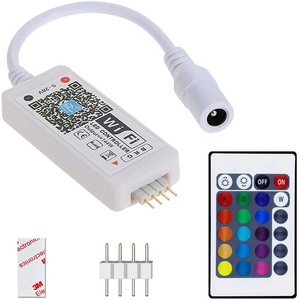 智能WiFi LED控制器iOS安卓魔术家庭应用程序IR RF 24键遥控器，用于RGB RGBW LED灯条灯 - Product Image 4