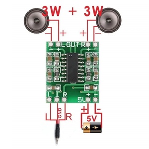 5PCS <strong>PAM8403</strong> Module Digital Power Amplifier Board Miniature AMP Class D Power Amplifier 2x 3W High 2.5V ~ 5V USB Power Supply - Product Image 5