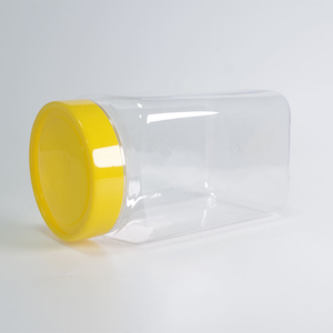 Cấp Thực Phẩm Pet Nhựa Lớn Kẹo Cookie Lollipop Jar <span class=keywords><strong>Container</strong></span> Với Vít Cap Cho Sô Cô La Thực Phẩm Lưu Trữ - Product Image 2