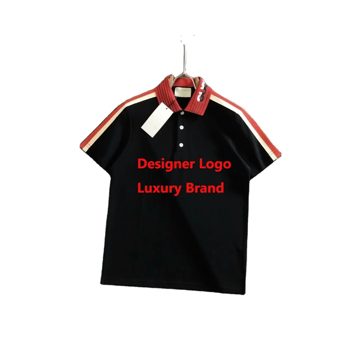 2023 Logo personalizzato stampato sublimato Golf Designer Branded Polo T Shirt Polo di lusso per uomo