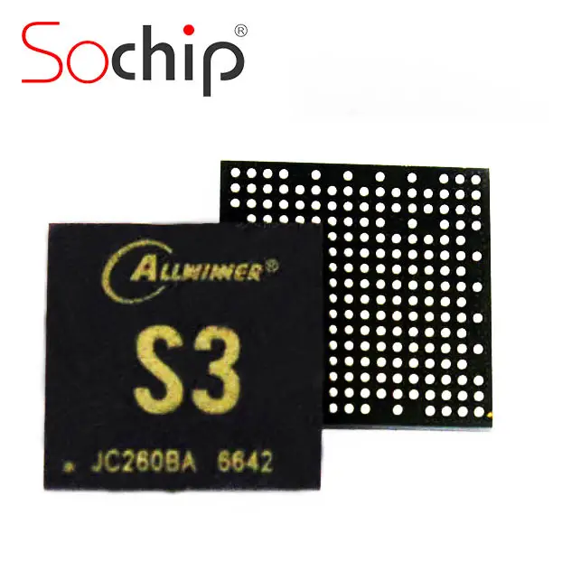 S3 chips de circuito interralados allwinner, eletrônico v536 v3s all series dual 1080p cpu com placa de desenvolvimento circuitos integrados